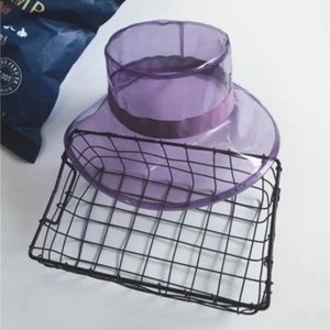 Purple Transparent Bucket Hat